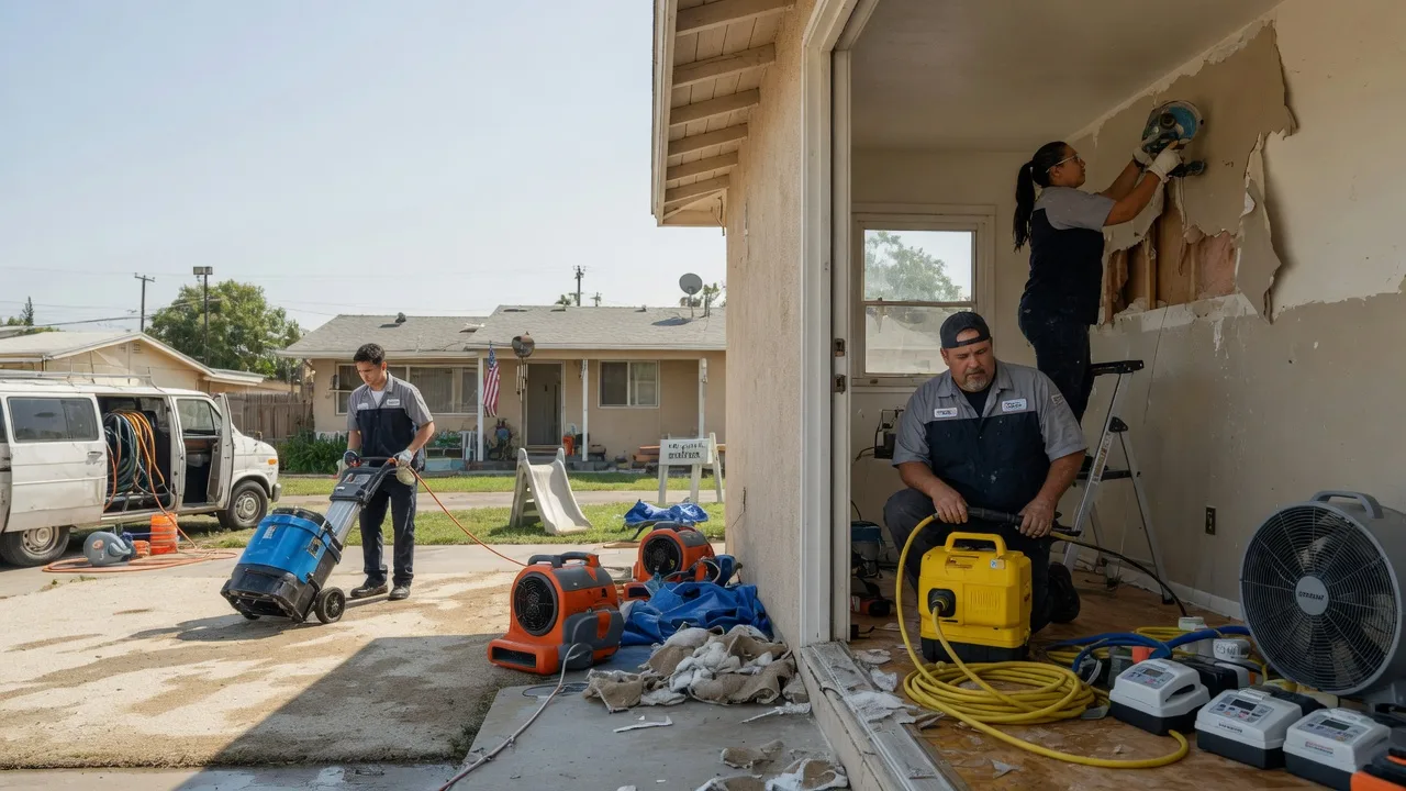 Water Damage Restoration in Pomona, CA near me
